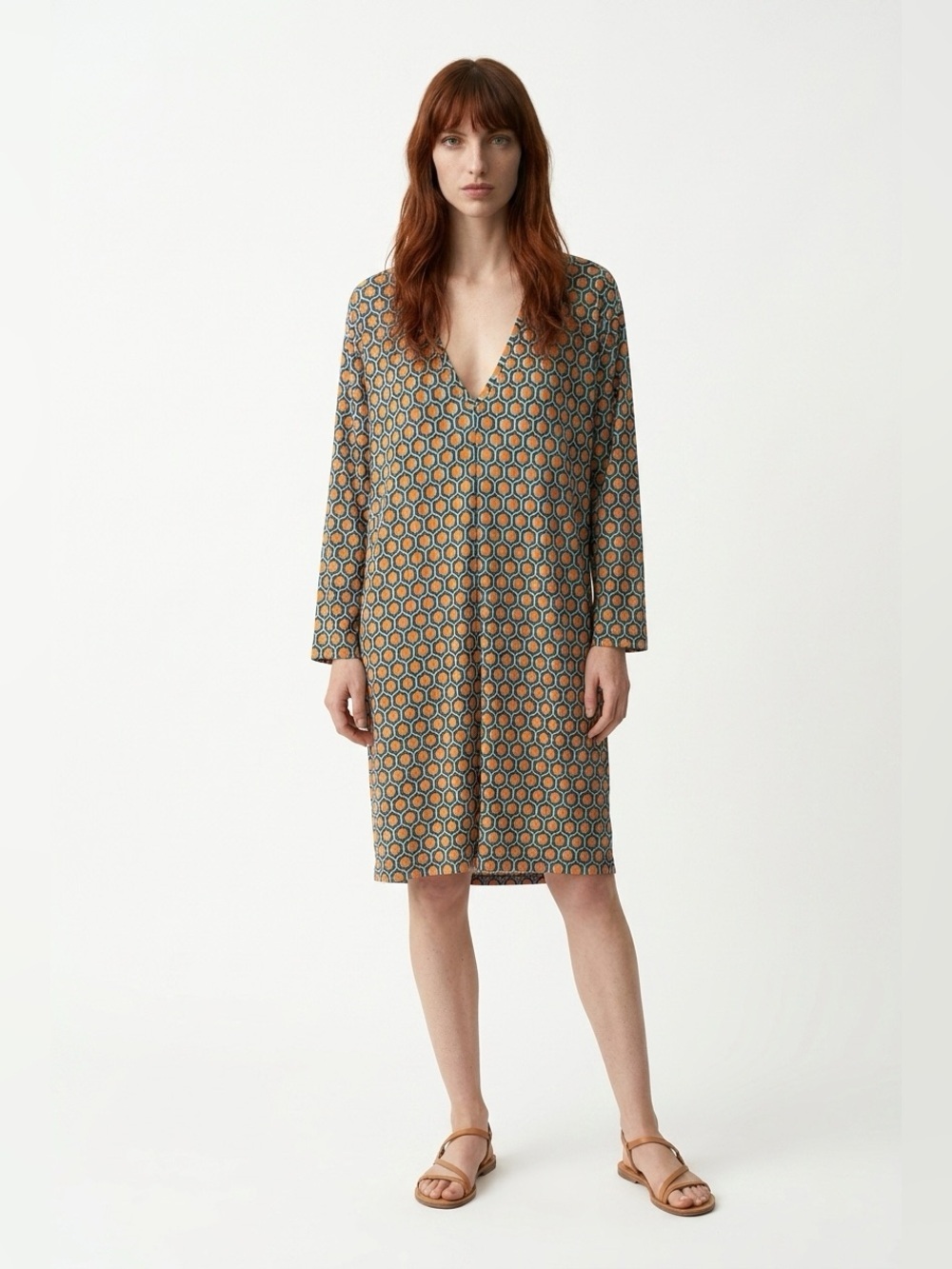 Zara oversized drapey dress